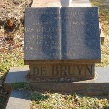 BRUYN Dawid Petrus Johannes, de 1897-1958