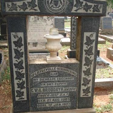 BROODRYK G.W.A. 1905-1937