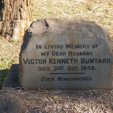 BUNYARD Victor Kenneth -1946