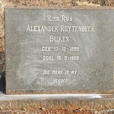 BUKES Alexander Ruytenbeek 1895-1959