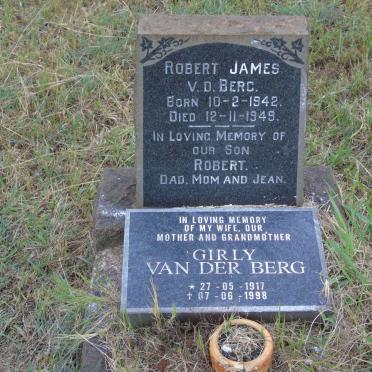 BERG Girley, van der 1917-1998 :: V.D. BERG Robert James 1942-1949 