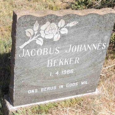 BEKKER Jacobus Johannes -1966