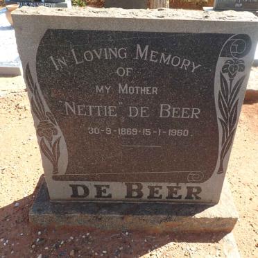 BEER Nettie, de 1869-1960