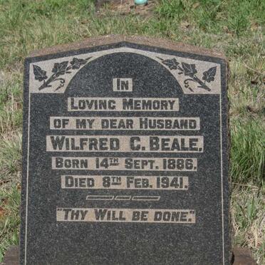 BEALE Wilfred C. 1886-1941