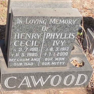 CAWOOD Henry Cecil 1911-1985 & Phyllis Ivy 1913-2000