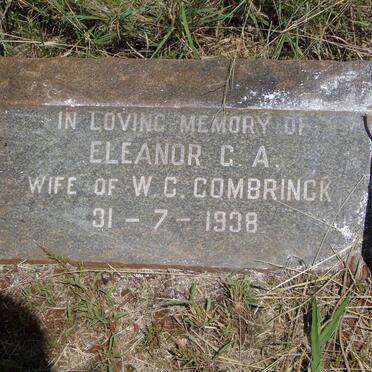 COMBRINCK Eleanor G.A. -1938