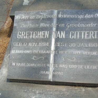 CITTERT Gretchen, van 1894-1980