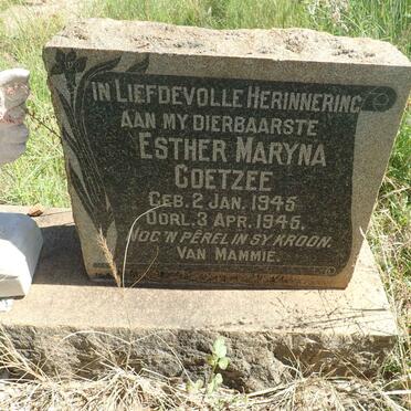 COETZEE Esther Maryna 1945-1946