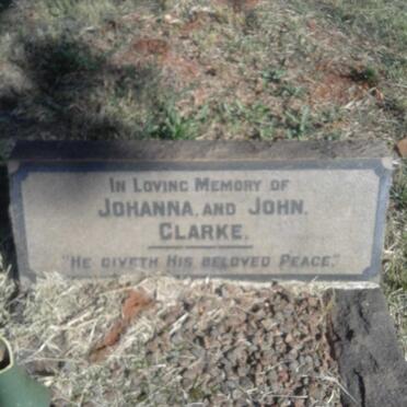 CLARKE John &amp; Johanna