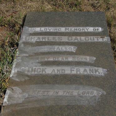 CALCUTT Charles :: CALCUTT Dick :: CACLUTT Frank