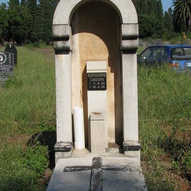 CHIDONI Giovanni 1950-1958