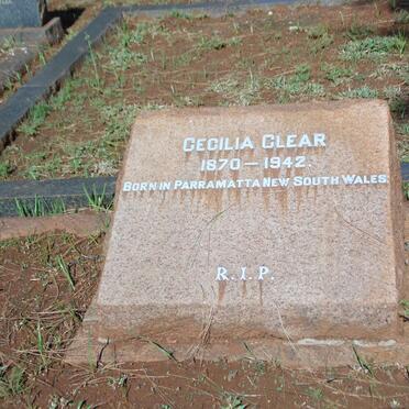 CLEAR Cecilia 1870-1942