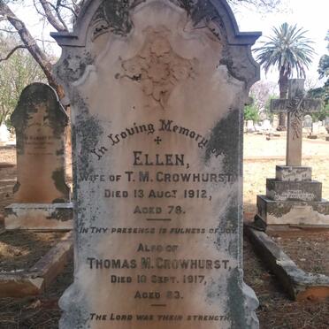 CROWHURST Thomas M. -1917 &amp; Ellen -1912