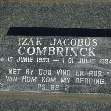 COMBRINCK Izak Jacobus 1993-1994