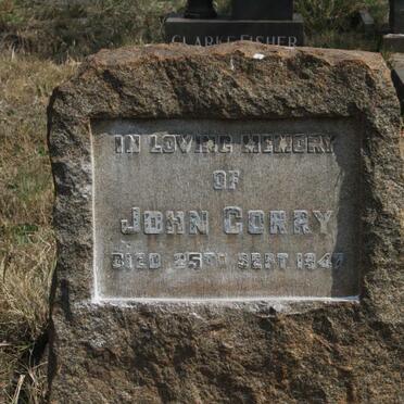 CORRY John -1947