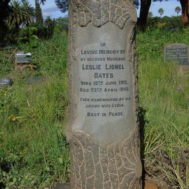 DATES Leslie Lionel 1912-1946