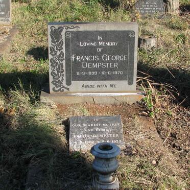 DEMPSTER Francis George 1899-1970 :: DEMPSTER Freda 1902-1975