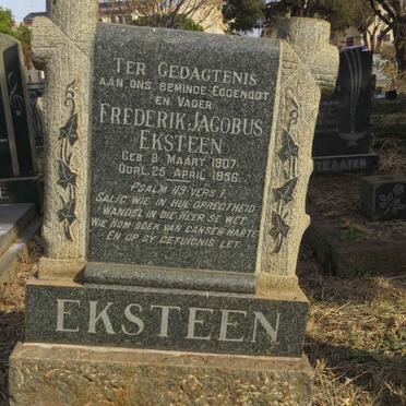 EKSTEEN Frederik Jacobus 1907-1956