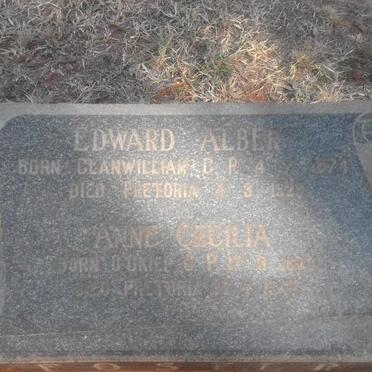 FOSTER Edward Albert 1874-1929 &amp; Anne Cecilia -1947