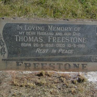FREESTONE Thomas 1892-1961