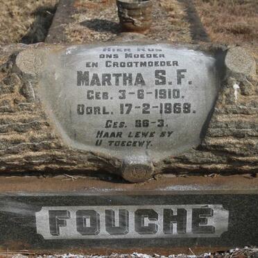 FOUCHE Martha S.F. 1910-1969