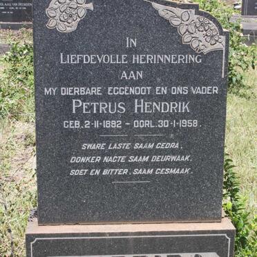 FERREIRA Petrus Hendrik 1882-1958