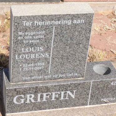 GRIFFIN Louis Lourens 1959-2007