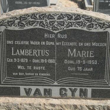 GYN Lambertus, van 1879-1960 & Marie -1953