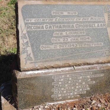 GROBBELAAR Regina Catharina nee LOURENS 1894-1943