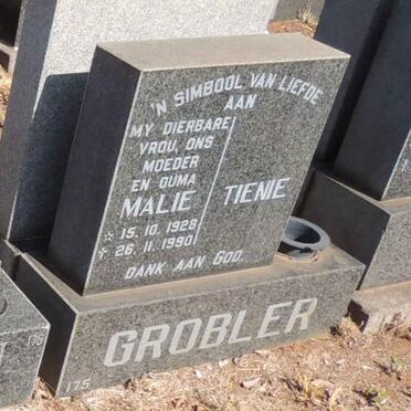 GROBLER Malie 1928-1990