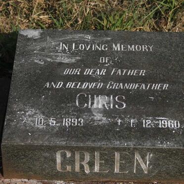 GREEN Chris 1893-1960