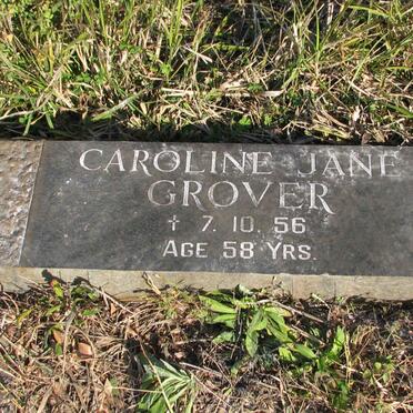 GROVER Caroline Jane -1956