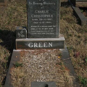 GREEN Charlie Christopher 1887-1956 &amp; Maria C.M. 1903-1975 _1
