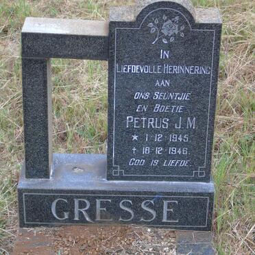 GRESSE Petrus J. M. 1945-1946