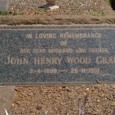 GRANT John Henry Wood 1998-1951 &amp; Joh 1898-1966