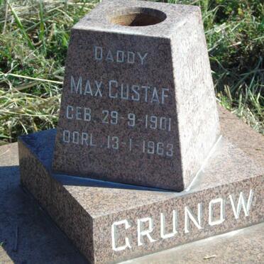 GRUNOW Max Gustaf 1901-1963