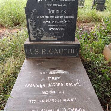 GAUCHE I.S.R. & Fransina Jacoba nee GREIJBE 