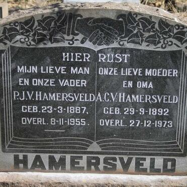 HAMERSVELD P.J.V. 1887-1955 & A.C.V. 1892-1973