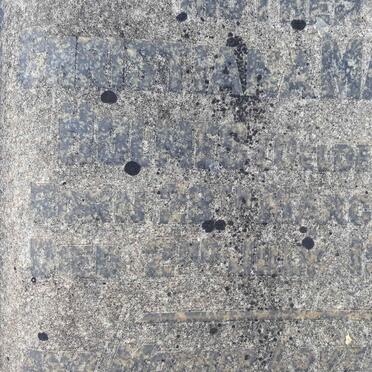 HOLMES Cornelius Wil?s 1859-1922 &amp; Christiana Maria GELDENHUYS 1859-1932