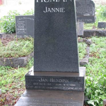 HUMAN Jan Hendrik 1917-1964 