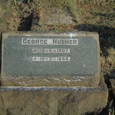 HUBNER George 1907-1944
