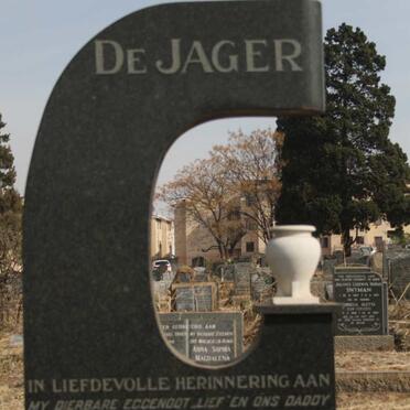 JAGER Jacobus Lodewikus, de 1907-1956