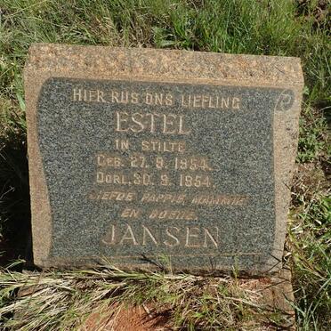 JANSEN Estel 1954-1954
