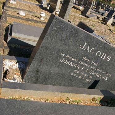 JACOBS Johannes Cornelius 1911-1968