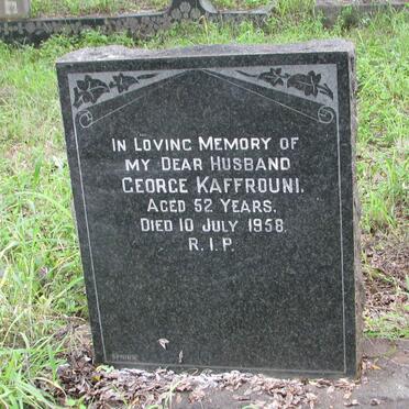 KAFFROUNI George -1958