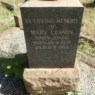LENNOX Mary nee JONES 1879-1964
