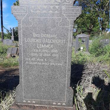 LEMMER Lourens Badenhorst 1888-1946
