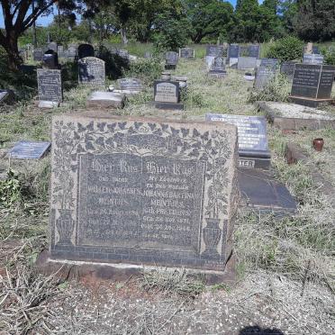 MEINTJES Willem Johannes 1884-1959 & Johanna Bartina PRETORIUS 1891-1946