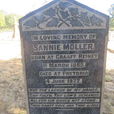 MOLLER Sannie 1855-1922