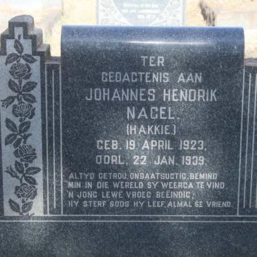 NAGEL Johannes Hendrik 1923-1939